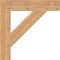 Ekena Millwork Traditional Block Smooth Bracket, Western Red Cedar, 5 1/2"W x 32"D x 32"H BKT06X32X32TRA05SWR - alternate 2